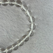 Natural Clear Quartz Bracelet 天然白水晶手链 18.64g 16.5cm 8.4mm 24 Beads - Huangs Jadeite and Jewelry Pte Ltd