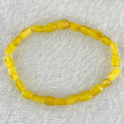 Natural Butterscotch Amber Beads Bracelet 2.61g 14.5mm 5.0mm 24 Beads - Huangs Jadeite and Jewelry Pte Ltd