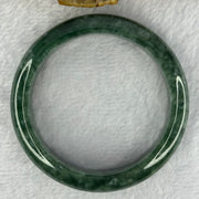 Type A Full Green Jadeite Bangle 74.55g Internal Diameter 59.1mm 14.3 by 10.4mm (Very Slight Internal Line) - Huangs Jadeite and Jewelry Pte Ltd
