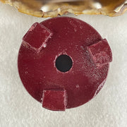 Natural Citrine Display Sphere Ball with Wooden Stand Display 730.53g 79.4 by 91.6mm - Huangs Jadeite and Jewelry Pte Ltd