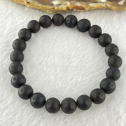 Natural Iron Blood King Amber Beads Bracelet 天然铁血王琥珀手链 8.16g 16.5cm 9.4mm 22 Beads - Huangs Jadeite and Jewelry Pte Ltd