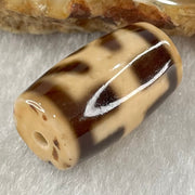 Natural Powerful Tibetan Old Oily Agate Patina Guiren Tairen Human Dzi Bead Totem Amulet Heavenly Master (Tian Zhu) 贵人天诛 4.67g 19.9 by 11.7mm - Huangs Jadeite and Jewelry Pte Ltd