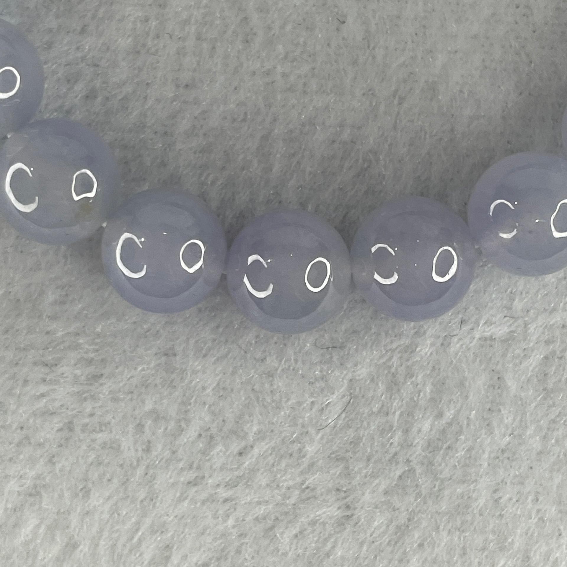 Certified High Grade Natural Type A Jelly Full Intense Lavender Jadeite Beads Bracelet 31.05g 16cm 10.1mm 20 Beads - Huangs Jadeite and Jewelry Pte Ltd