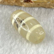 Natural Powerful Tibetan Old Oily Agate 3-Lines Dzi Bead Heavenly Master (Tian Zhu) 三行天诛 3.05g 20.0 by 10.1mm - Huangs Jadeite and Jewelry Pte Ltd