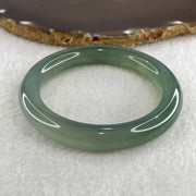 Natural Icy Green Agate Bangle 45.79g Internal Diameter 55.5mm 10.7 by 10.9mm (Perfect) - Huangs Jadeite and Jewelry Pte Ltd