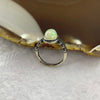 Opal 7.0 by 8.8 by 5.5 mm (estimated) in 925 Silver Ring 2.06g - Huangs Jadeite and Jewelry Pte Ltd