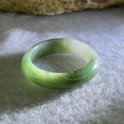 Type A Green and Lavender Jadeite Ring 2.81g 5.2 by 3.2mm US7.5 HK16.25 - Huangs Jadeite and Jewelry Pte Ltd