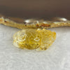 Natural Citrine Quartz Long Gui 13.599g 34.3 by 17.8 by 15.8mm - Huangs Jadeite and Jewelry Pte Ltd