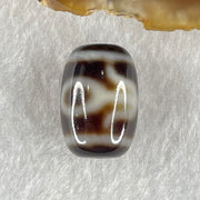 Natural Powerful Tibetan Old Oily Agate Patina Guiren Tairen Human Dzi Bead Totem Amulet Heavenly Master (Tian Zhu) 贵人天诛 4.67g 18.3 by 12.7mm - Huangs Jadeite and Jewelry Pte Ltd