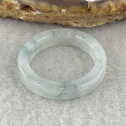Natural Type A Semi-Icy Light Green Jadeite Ring | Full-Eternity Band (2.80g | US 7.6 / HK 16.8 | External Line) - Huangs Jadeite and Jewelry Pte Ltd