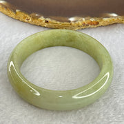 Type A Light Green Jadeite Bangle Internal Diameter 54.5mm 55.80g 14.2 by 8.1mm (Close to Perfect) - Huangs Jadeite and Jewelry Pte Ltd