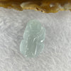 Type A Jelly Light Lavender Jadeite Pixiu Pendent A货浅紫色翡翠貔貅牌 6.61g 22.3 by 14.0 by 10.3mm - Huangs Jadeite and Jewelry Pte Ltd
