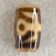 Natural Powerful Tibetan Old Oily Agate Patina Guiren Tairen Human Dzi Bead Totem Amulet Heavenly Master (Tian Zhu) 贵人天诛 4.92g 20.1 by 11.9mm - Huangs Jadeite and Jewelry Pte Ltd