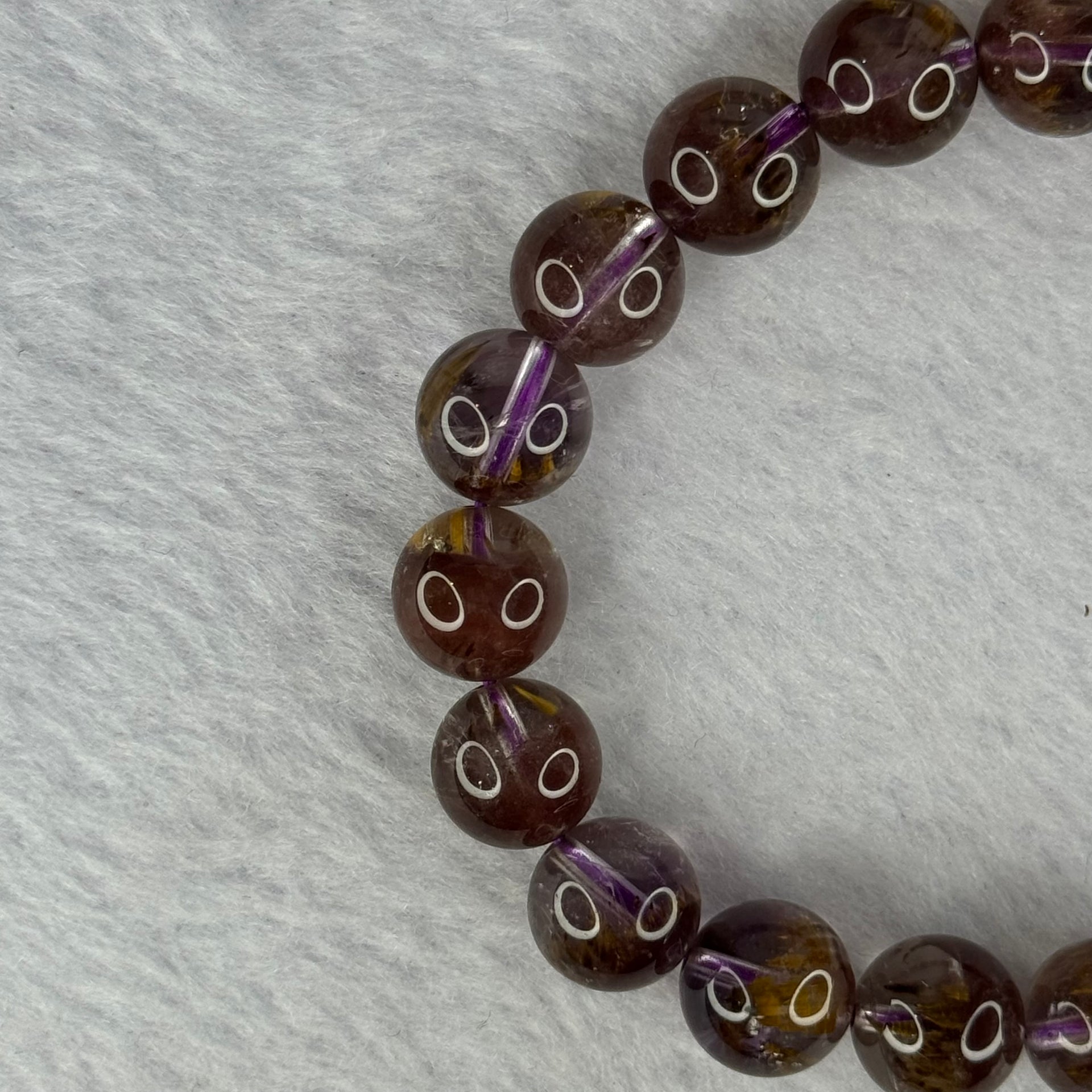 Very Good Grade Natural Auralite 23 Bracelet 天然激光23手链 - Huangs Jadeite and Jewelry Pte Ltd