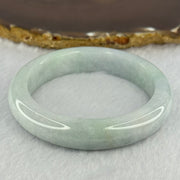 Type A Light Lavender Green Jadeite Bangle 65.05g Internal Diameter 56.4mm 13.3 by 8.8mm (Very Slight Internal Line) - Huangs Jadeite and Jewelry Pte Ltd