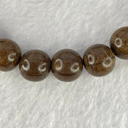 Natural Six Way Wooden Beads Bracelet 六道木手链 11.03g 17cm 10.8mm 19 Beads - Huangs Jadeite and Jewelry Pte Ltd