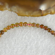 Natural Yellow Tourmaline Crystal Beads Bracelet 2.69g 16cm 3.2mm 66Beads - Huangs Jadeite and Jewelry Pte Ltd