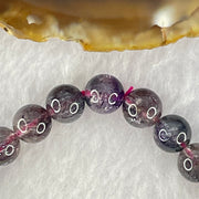 Good Grade Blackcurrant Super 7 Beads Bracelet 18.43g 16.5cm 8.4mm 24 Beads - Huangs Jadeite and Jewelry Pte Ltd