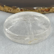 Natural Clear Quartz Plate Display 62.65g 54.7 by 11.9mm - Huangs Jadeite and Jewelry Pte Ltd
