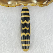 Natural Powerful Tibetan Old Oily Agate Garuda Long Dzi Bead Heavenly Master (Tian Zhu) 15.26g 57.4 by 13.5mm - Huangs Jadeite and Jewelry Pte Ltd