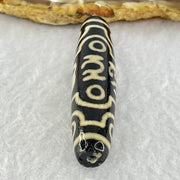 Natural Powerful Tibetan Old Oily Agate 8 Eyes Om Mani Padme Hum Dzi Bead Heavenly Master (Tian Zhu) 六字箴言八眼天珠 15.10g 58.7 by 12.8mm - Huangs Jadeite and Jewelry Pte Ltd