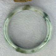 Type A 3 Greens Piao Hua Jadeite Bangle 64.25g Internal Diameter 57.5mm  15.4 by 8.3mm (Internal Lines) - Huangs Jadeite and Jewelry Pte Ltd