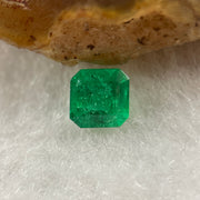 Natural Colombia Green Emerald (Beryl) Cut-Cornered Rectangular step cut 0.55ct 4.8 by 4.8 by 3.4mm - Huangs Jadeite and Jewelry Pte Ltd