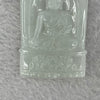 Type A Light Green and Lavender Jadeite Buddha Fo 佛 Pendent 27.94g 62.2 by 41.6 by 5.5mm - Huangs Jadeite and Jewelry Pte Ltd