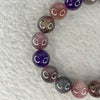Natural Super 7 Crystal Bracelet 超七手链 34.88g 11.4mm 18 Beads - Huangs Jadeite and Jewelry Pte Ltd