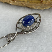 Natural Blue Kyanite Bead Necklace 3.70g 44cm 8.0 by 6.0 by 4.0mm - Huangs Jadeite and Jewelry Pte Ltd