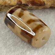 Natural Powerful Tibetan Old Oily Agate Patina Guiren Tairen Human Dzi Bead Totem Amulet Heavenly Master (Tian Zhu) 贵人天诛 4.68g 19.9 by 11.6mm - Huangs Jadeite and Jewelry Pte Ltd