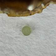 Type A ICY Green Jadeite Bracelet Charm 0.65g 7.4 by 5.1mm - Huangs Jadeite and Jewelry Pte Ltd