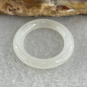 Natural Type A White Jadeite Mini Round Shape Pendant | Harmony, Peace & Wholeness Talisman (1.46g | 3.2 x 3.5mm | Internal Line) - Huangs Jadeite and Jewelry Pte Ltd