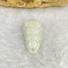 Type A Green Pea Pod Jadeite 3.19g 13.3 by 24.5 by 6.1mm - Huangs Jadeite and Jewelry Pte Ltd