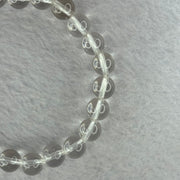 Natural Clear Quartz Bracelet 天然白水晶手链 18.71g 16.5cm 8.4mm 24 Beads - Huangs Jadeite and Jewelry Pte Ltd