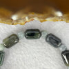 Type A Grey Wuji with Yellow Piao Hua 23.09g 12.2 by 8.4 mm 10 Barrels 10 Beads - Huangs Jadeite and Jewelry Pte Ltd