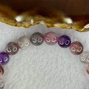 Natural Super 7 Beads Bracelet 22.55g 16cm 9.3mm 21 Beads - Huangs Jadeite and Jewelry Pte Ltd