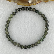 Very Good Grade Natural Green Tourmaline Crystal Bracelet 6.95g 13.5cm 5.2mm 34Beads - Huangs Jadeite and Jewelry Pte Ltd