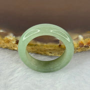 Type A Medium Green Jadeite Ring 3.65g 5.9 by 3.7mm US7 HK15.5 - Huangs Jadeite and Jewelry Pte Ltd