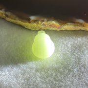 Natural Light Green Chalcedony Mini Hulu Display 4.42g 22.9 by 14.1mm - Huangs Jadeite and Jewelry Pte Ltd