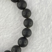 Natural Iron Blood King Amber Beads Bracelet 天然铁血王琥珀手链 8.16g 16.5cm 9.4mm 22 Beads - Huangs Jadeite and Jewelry Pte Ltd