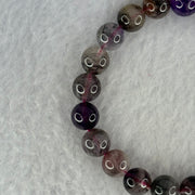 Natural Super 7 Beads Bracelet 19.66g 16cm 8.8mm 22 Beads - Huangs Jadeite and Jewelry Pte Ltd