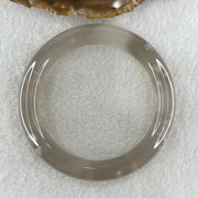 Natural Greyish Purple Agate Bangle 47.52g Internal Diameter 59.2mm 10.4 by 10.6mm (Perfect) - Huangs Jadeite and Jewelry Pte Ltd