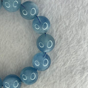 Natural Aquamarine Beads Bracelet 75.87g 19cm 15.9mm 14 Beads - Huangs Jadeite and Jewelry Pte Ltd