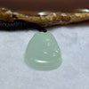 Type A Light Sky Blue Jadeite Ruyi Pendent 9.16g 34.6 by 23.3 by 4.7mm - Huangs Jadeite and Jewelry Pte Ltd