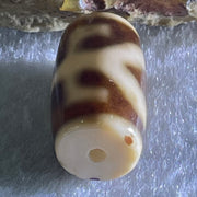 Natural Powerful Tibetan Old Oily Agate Patina Guiren Tairen Human Dzi Bead Totem Amulet Heavenly Master (Tian Zhu) 贵人天诛 4.82g 19.9 by 11.5mm - Huangs Jadeite and Jewelry Pte Ltd