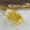 Natural Citrine Quartz Long Gui 13.599g 34.3 by 17.8 by 15.8mm - Huangs Jadeite and Jewelry Pte Ltd