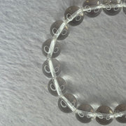 Natural Clear Quartz Bracelet 天然白水晶手链 30.81g 17cm 10.6mm 19 Beads - Huangs Jadeite and Jewelry Pte Ltd