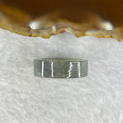 Type A Semi Icy Grey Wuiji Jadeite Ring 4.74g 7.2 by 3.2mm US 7.5/ HK 16.5 (Close to Perfect) - Huangs Jadeite and Jewelry Pte Ltd