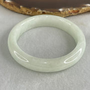 Type A Light Blueish Green Jadeite Bangle 54.57g Inner Diameter 55.1mm 12.4 by 8.4mm (Internal Line) - Huangs Jadeite and Jewelry Pte Ltd